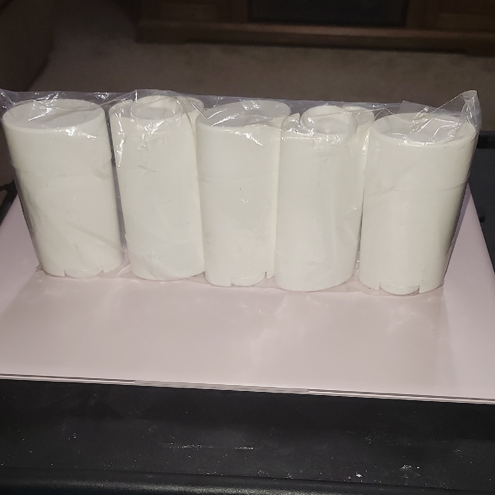 Empty DIY Do It Yourself deodorant containers tubes with lid pack of five